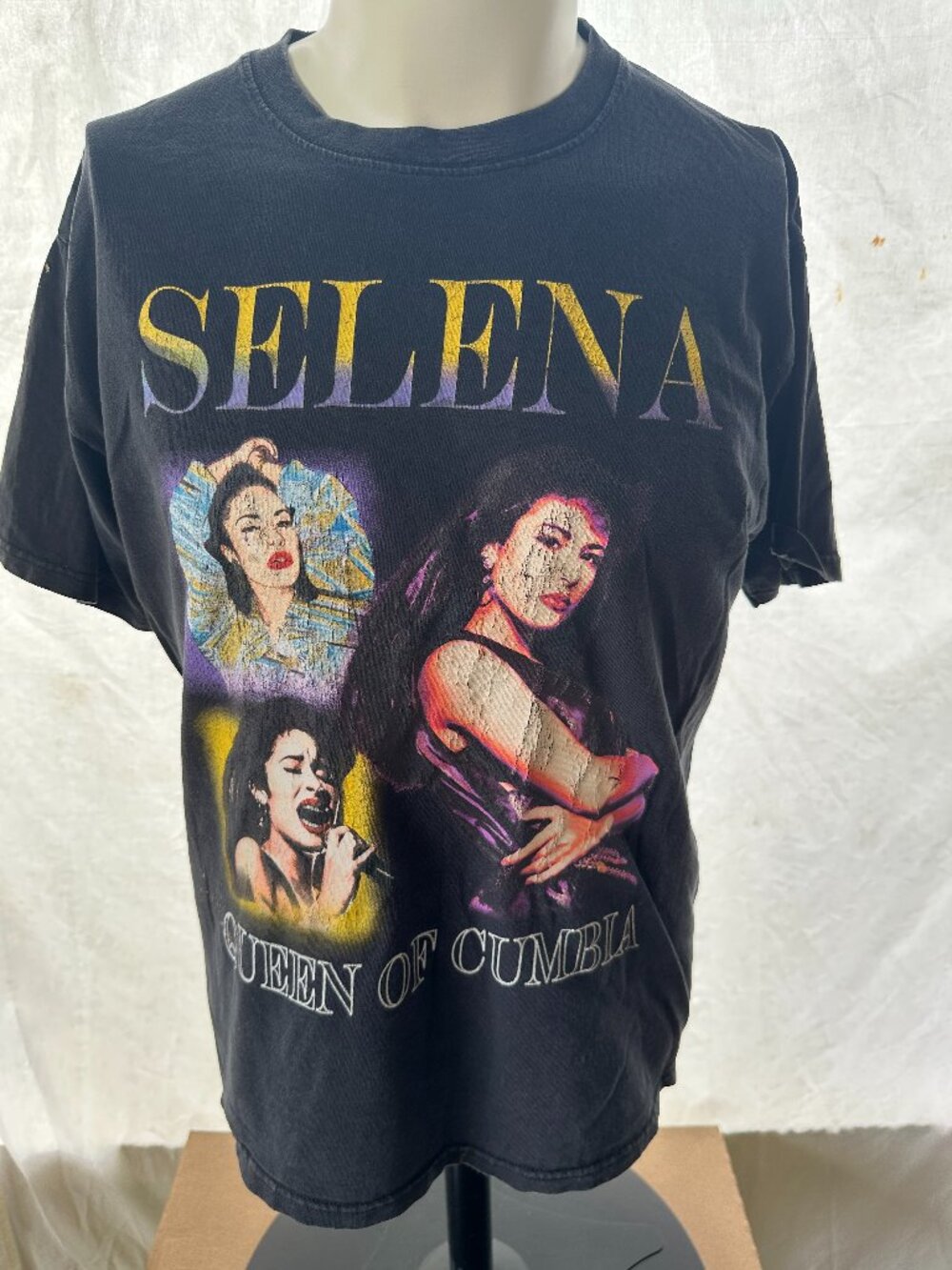 Serena Queen of Cumbia Men's Black T Shirt Size Large 2022